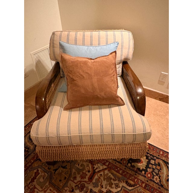 Wood Ralph Lauren Barrymore Chairs For Sale - Image 7 of 9