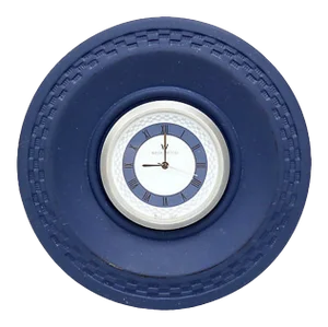 Cobalt Blue Wedgwood Jasperware Clock