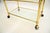 Gold Vintage French Brass Drinks Trolley, 1970s For Sale - Image 8 of 9