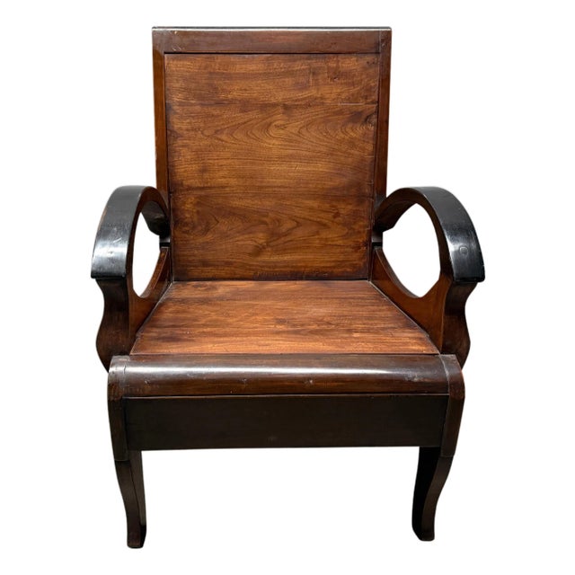 1950s Andrianna Shamaris Antique Dutch Colonial Chair For Sale