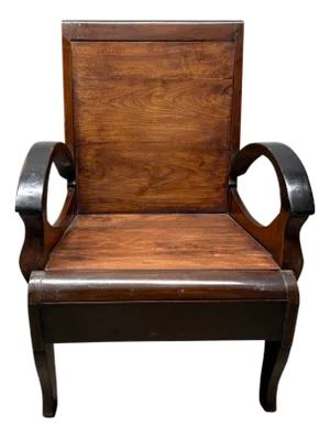 1950s Andrianna Shamaris Antique Dutch Colonial Chair