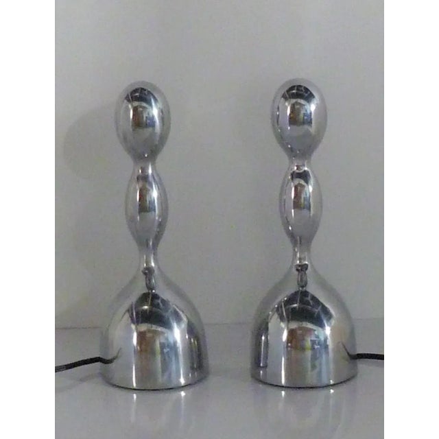 1993 Ilaria Gibertini for Nemo Space Age Modern Table Lamps, Italy - a Pair For Sale - Image 11 of 11