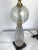1940's Hollywood Regency Mid-Century Etched & Cut Glass Lamp For Sale - Image 9 of 13