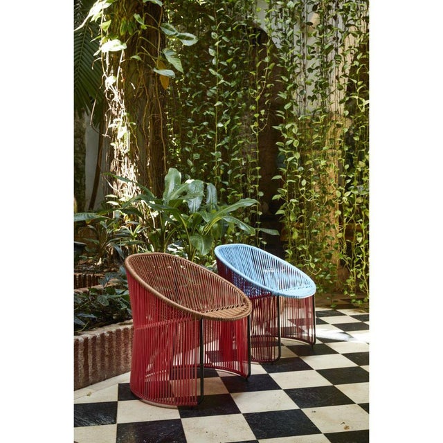 Blue Cartagenas Dining Chairs by Sebastian Herkner, Set of 4 For Sale - Image 18 of 18