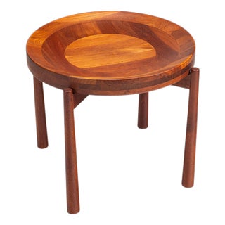 Sculptural Tray Table in Teak from Jens Quistgaard, Denmark, 1960 For Sale