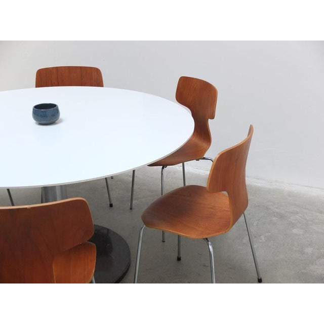 Round Pedestal Dining Table by Alfred Hendrickx for Belform, 1960s For Sale - Image 16 of 18