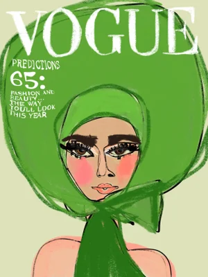 “Vogue Cover 65” Contemporary Limited Edition Print by Annie Naranian