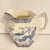 Antique Wood & Sons Yuan Hexagonal Creamer Pitcher 1920's Blue and White For Sale - Image 12 of 12