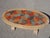 Mid-Century Modern Vintage Coffee Table in Oak and Ceramic by Barrois for Vallauris, 1950s For Sale - Image 3 of 18