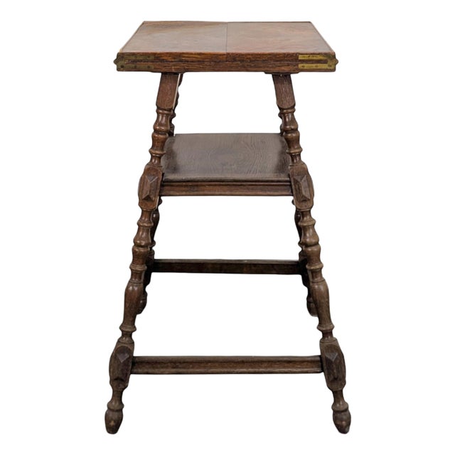 Saddle Side Table For Sale