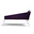 Mid 20th Century Haziza Mid Century Lucite and Upholstered Sculptural Chaise Lounge Settee For Sale - Image 5 of 9