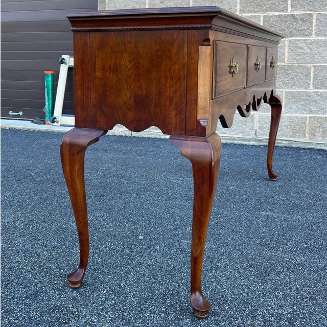 Davis Co. Traditional Queen Anne Solid Maple 3 Drawer Buffet or