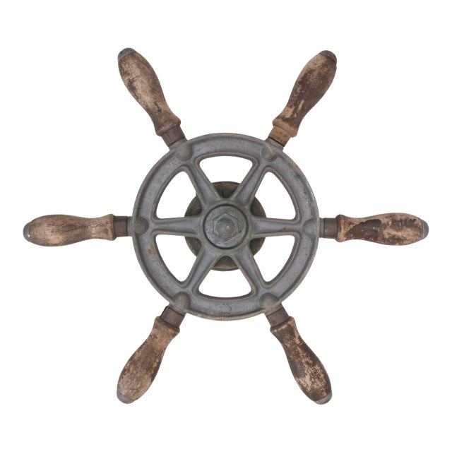 Vintage Boat Steering Wheel Chairish