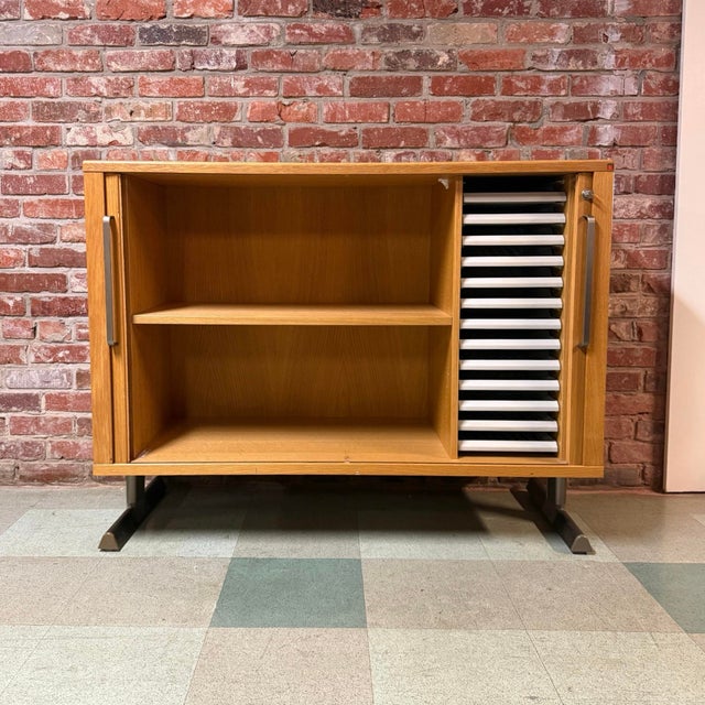 Mid-Century Modern Danish Tambour Sideboard by System B8, Denmark, 1970s For Sale - Image 3 of 11