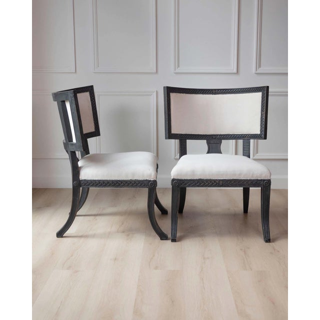 Pair of Swedish Empire Chairs, Early 19th Century For Sale In Atlanta - Image 6 of 9