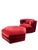 Mid-Century Modern Mid Century Modern Vintage Chair and Ottoman in Milo Baughman Style Design For Sale - Image 3 of 10