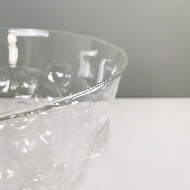 Modern Italian Glass Vase with Glass Bubble by Roberto Faccioli, 1990s For Sale - Image 4 of 8