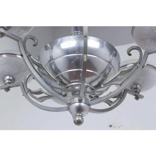 Modern Circa 1940 Modern Chandelier For Sale - Image 3 of 5