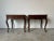 Italian French Provincial Louis XV - Style One Drawer End - Side Tables - a Pair For Sale - Image 4 of 12