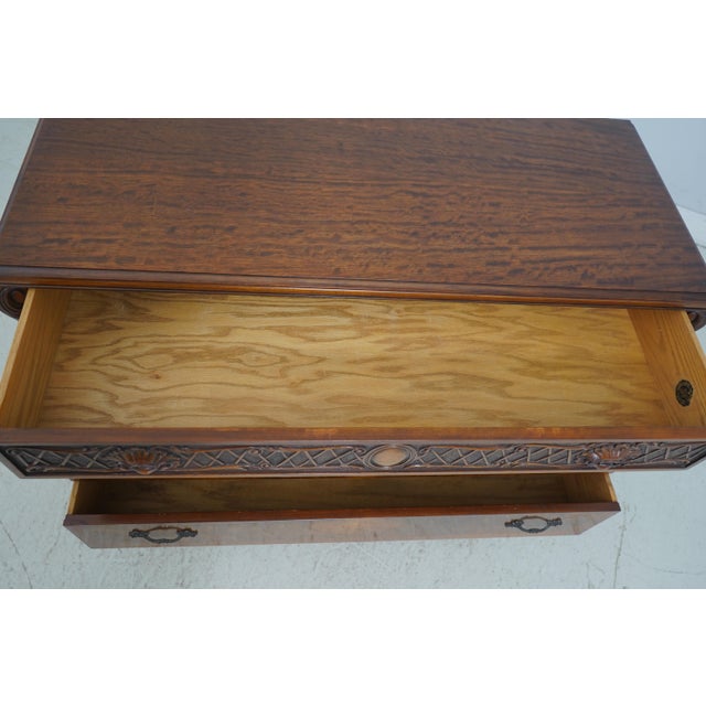 French Burger-Klein Vintage Walnut French Carved Chest or Dresser For Sale - Image 3 of 18