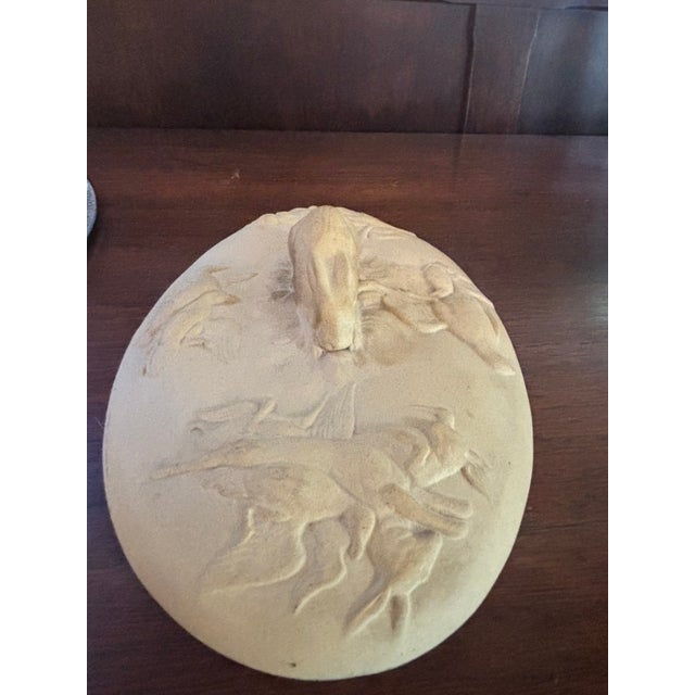 Mid 20th Century Signed Wedgewood Cane Ware Game Pie Tureen or Serving Dish With Cover and Insert For Sale - Image 16 of 16
