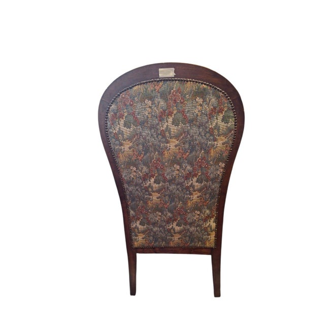 19th Century Italian Paolina Armchair with Fabric, 1890 For Sale - Image 5 of 16