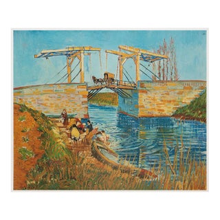 2008 After Van Gogh "The Langlois Bridge at Aries With Women Washing", First Edition German Poster For Sale