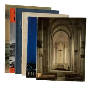 1951 Paris Edinburgh Stonehenge Cunault Books - Set of 6