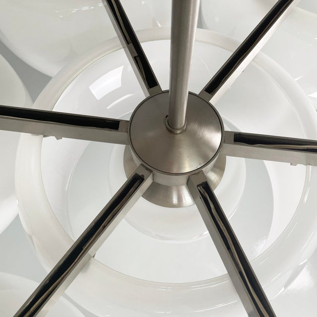 Chandelier Eptaclinio attributed to Vico Magistretti for Artemide, 1970s For Sale - Image 13 of 16