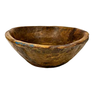 Antique Burl Fruitwood Bowl