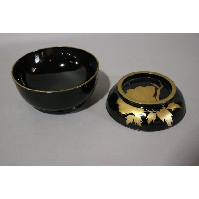 Japanese 1940s Urushi Bowl For Sale - Image 3 of 5