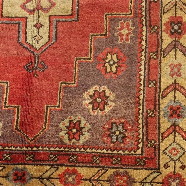Vintage Turkish Jorun Rug For Sale - Image 5 of 9