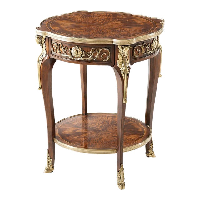 French Mahogany Lamp Table For Sale