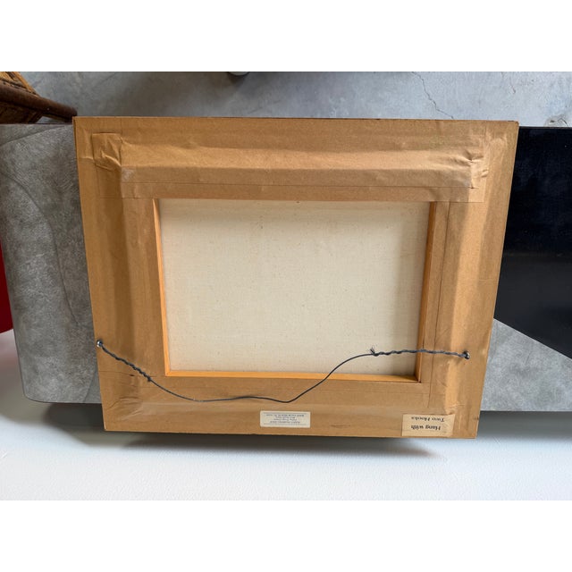 Vintage Parisian Street Scene Oil on Canvas Painting by Harison – Wood Framed For Sale - Image 11 of 11