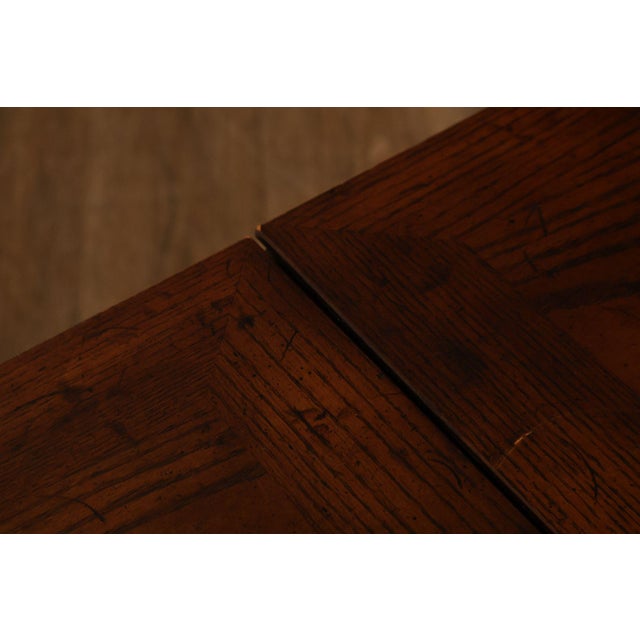 Henredon French Louis XV Style Oak Expanding Coffee Table For Sale - Image 12 of 18