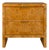 Burl Wood 2 Drawer Chest For Sale