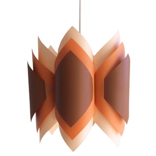 Vintage 1970s Swag Pendant Light For Sale