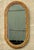 Vintage Coastal Braided Rattan Oval Mirror For Sale In West Palm - Image 6 of 12