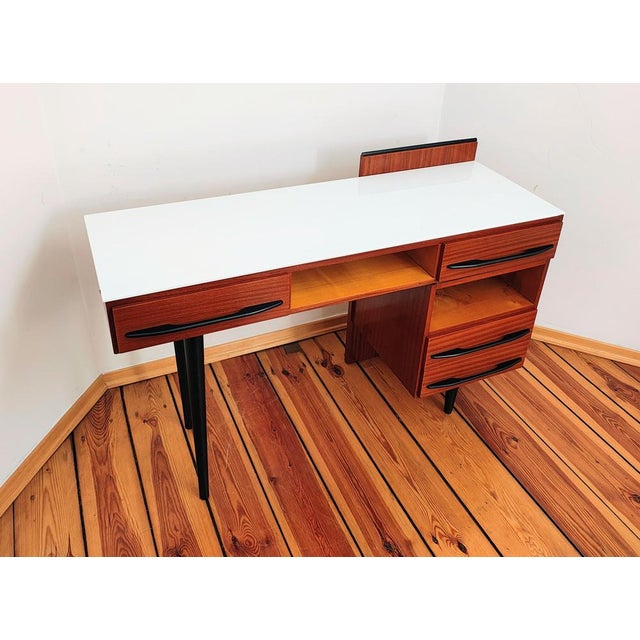 Czechoslovakian Desk attributed to M. Pozar for Up Závody, 1960s, Set of 2 For Sale - Image 6 of 18