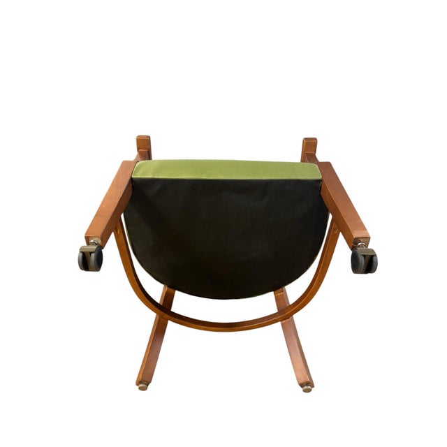 Vintage Fairfield Furniture Modern Green Occasional Chair For Sale - Image 11 of 11