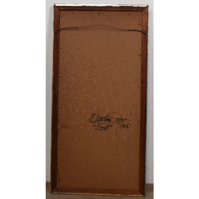 Joachim Probst Abstract Oil on Board, Signed 1956 For Sale In Philadelphia - Image 6 of 8