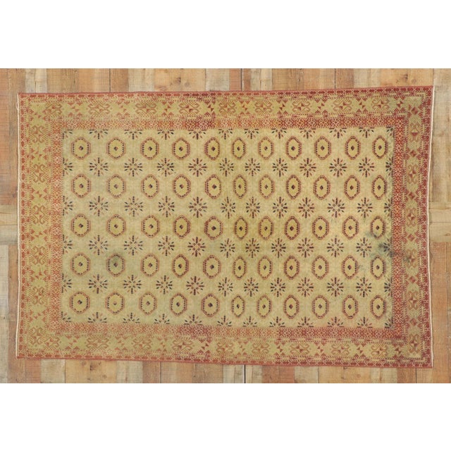Vintage Turkish Sivas Rug - 04'08 X 07'00 For Sale - Image 9 of 9