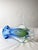Sommerso Marine Blue and Lime Art Glass Vase by Josef Hospodka for Chribska, 1960s For Sale - Image 4 of 11