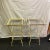 Vintage Metal Three Glass Shelf Side Tables - a Pair For Sale - Image 11 of 11