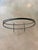 60s Solid Wrought Iron Fireplace Log Holder Hoop Design Umanoff Tepper Style For Sale In Las Vegas - Image 6 of 12