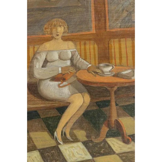 Oil on canvas realized by Alberto Gallerati (b. 1945) in 1970s. Hand signed. Very good condition. This piece is attributed...