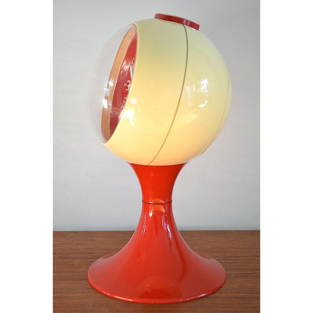 Cream Space Age Tulip Clock from Blessing, 1960s For Sale - Image 8 of 13
