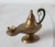 Mid 20th Century Vintage Brass Genie-Style Oil Lamp For Sale - Image 5 of 9
