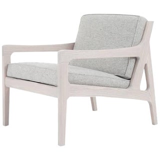 Asa Pingree Pilar Lounge Chair in Fog Gray Ash