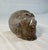 Transparent 1940s Hand Carved Rock Crystal Hard Stone Skeleton Skull Sculpture Statue For Sale - Image 8 of 12